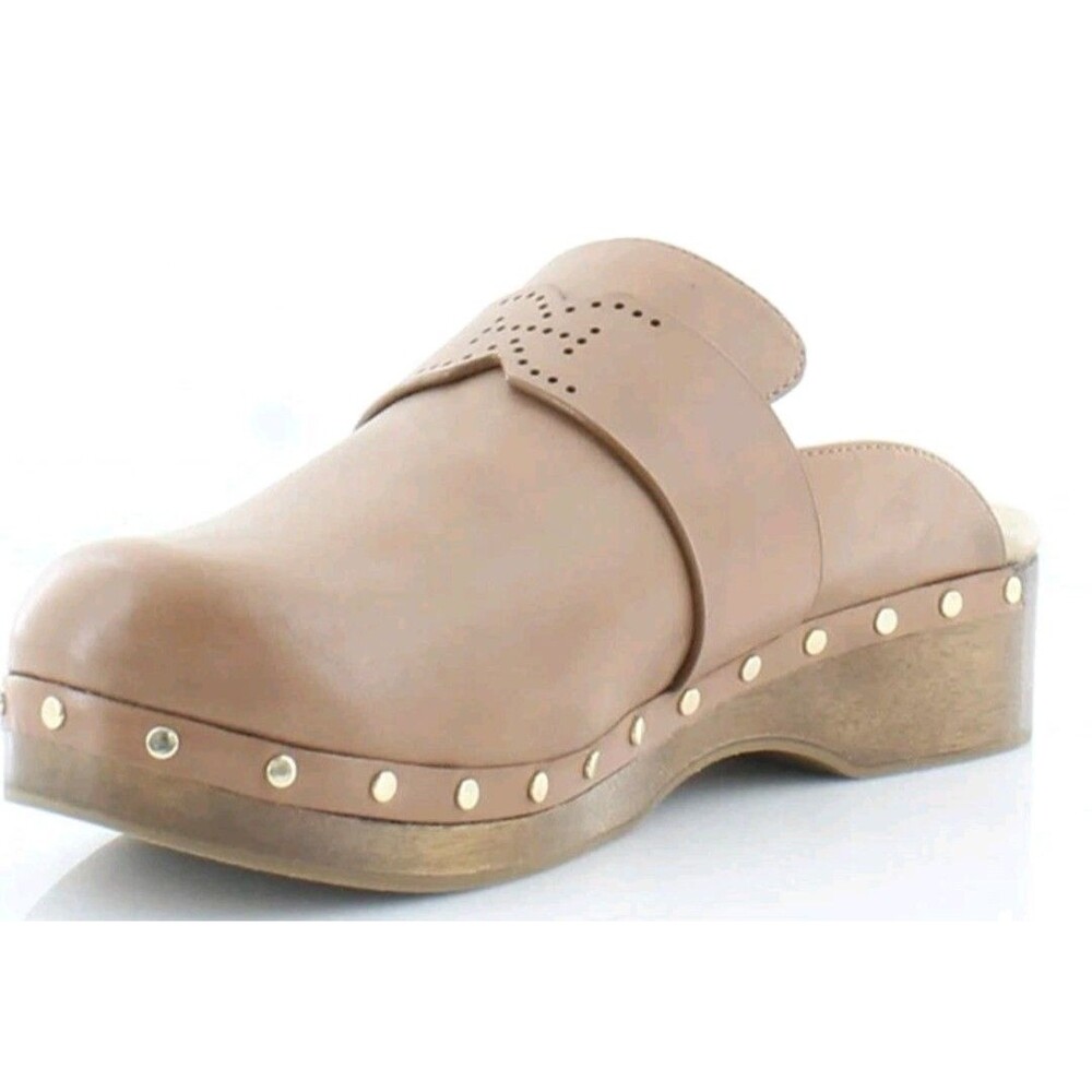 Sam Edelman Heidi Women's Clogs Mules Cognac Leather Size 10M